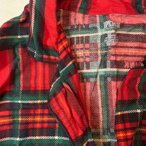 PINK Plaid Pajama Set (Will Take Offers) (Sz M)